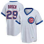 CBdoa C.Cubs #29 Michael Busch Player White T-shirt Cooperstown Collection Limited Stitched Jerseys