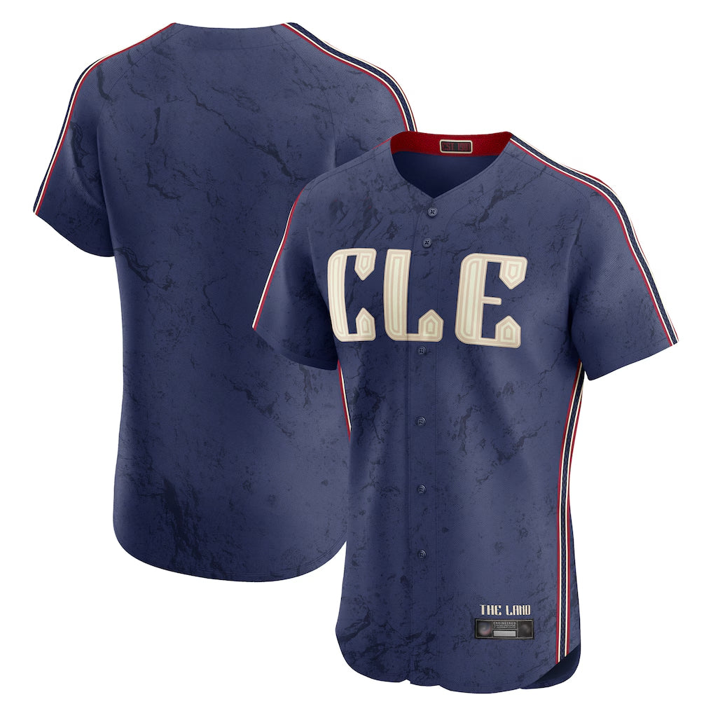 CBdoa C.Guardians Navy City Connect Limited Elite Home Blank Player Stitched Jerseys