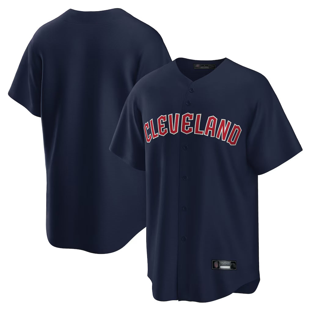 CBdoa C.Guardians Navy Game Home Blank Player Stitched Jerseys