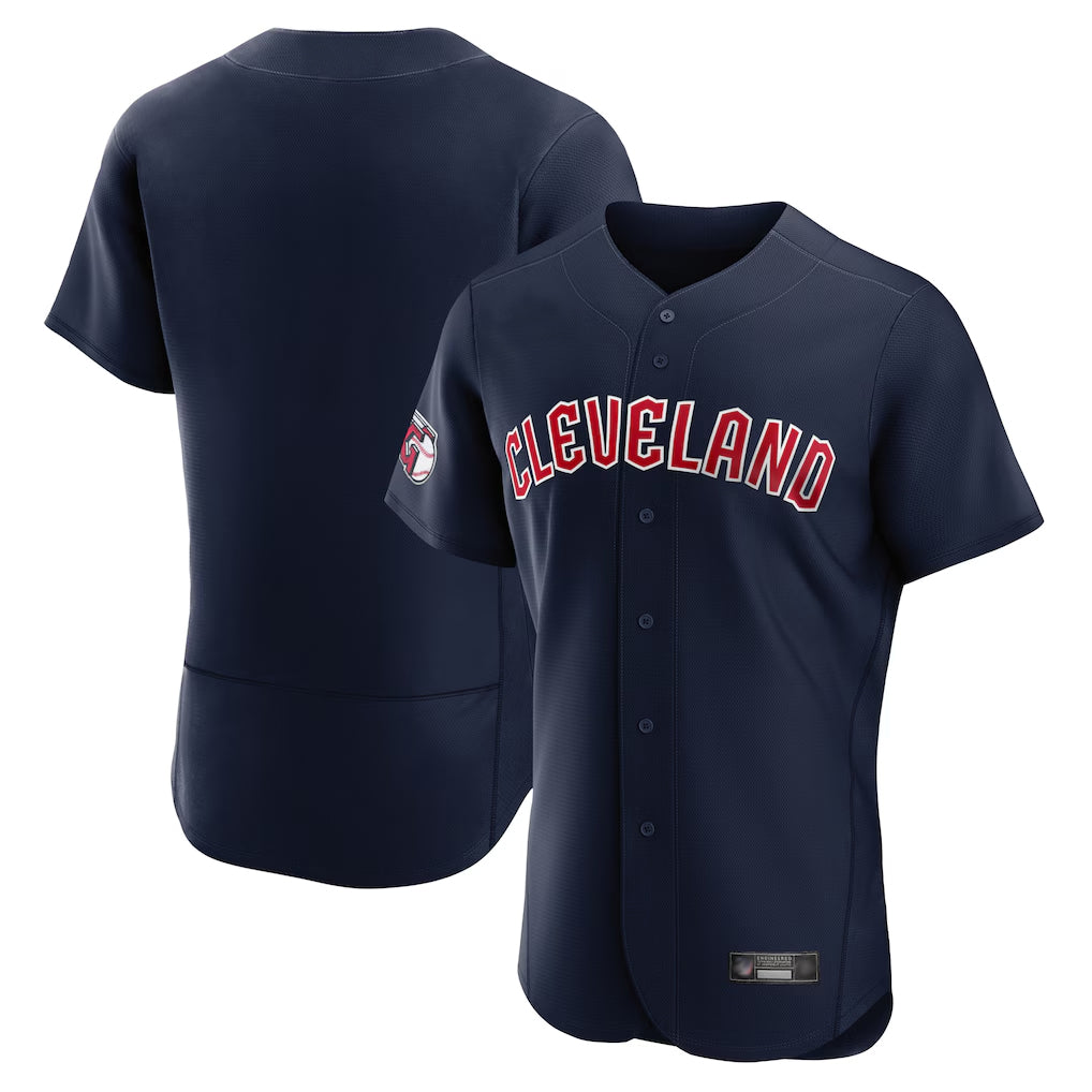 CBdoa C.Guardians Navy Limited Elite Home Game Blank Player Stitched Jerseys