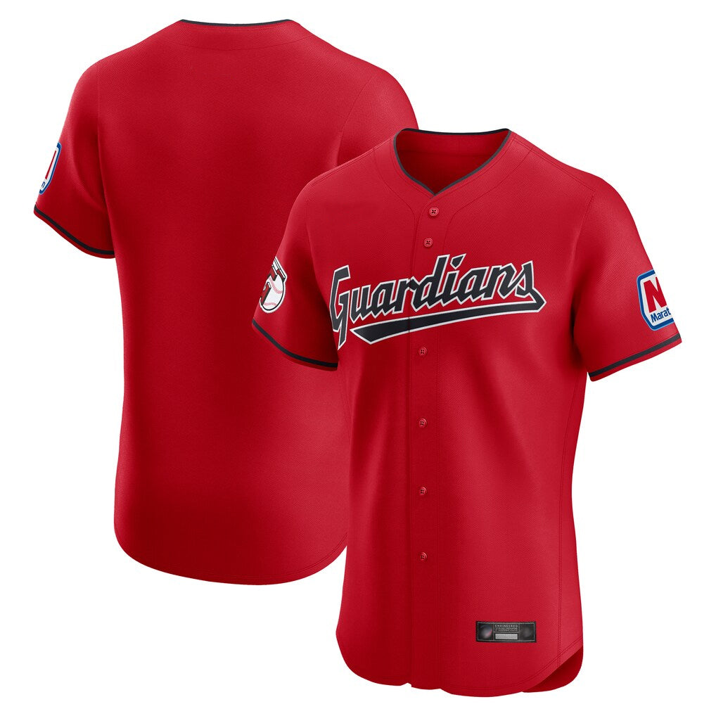 CBdoa C.Guardians Red Limited Elite Home Blank Player Stitched Jerseys