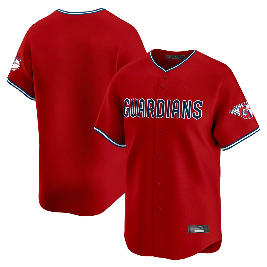 CBdoa C.Guardians Red Limited Home Blank Player Stitched Jerseys