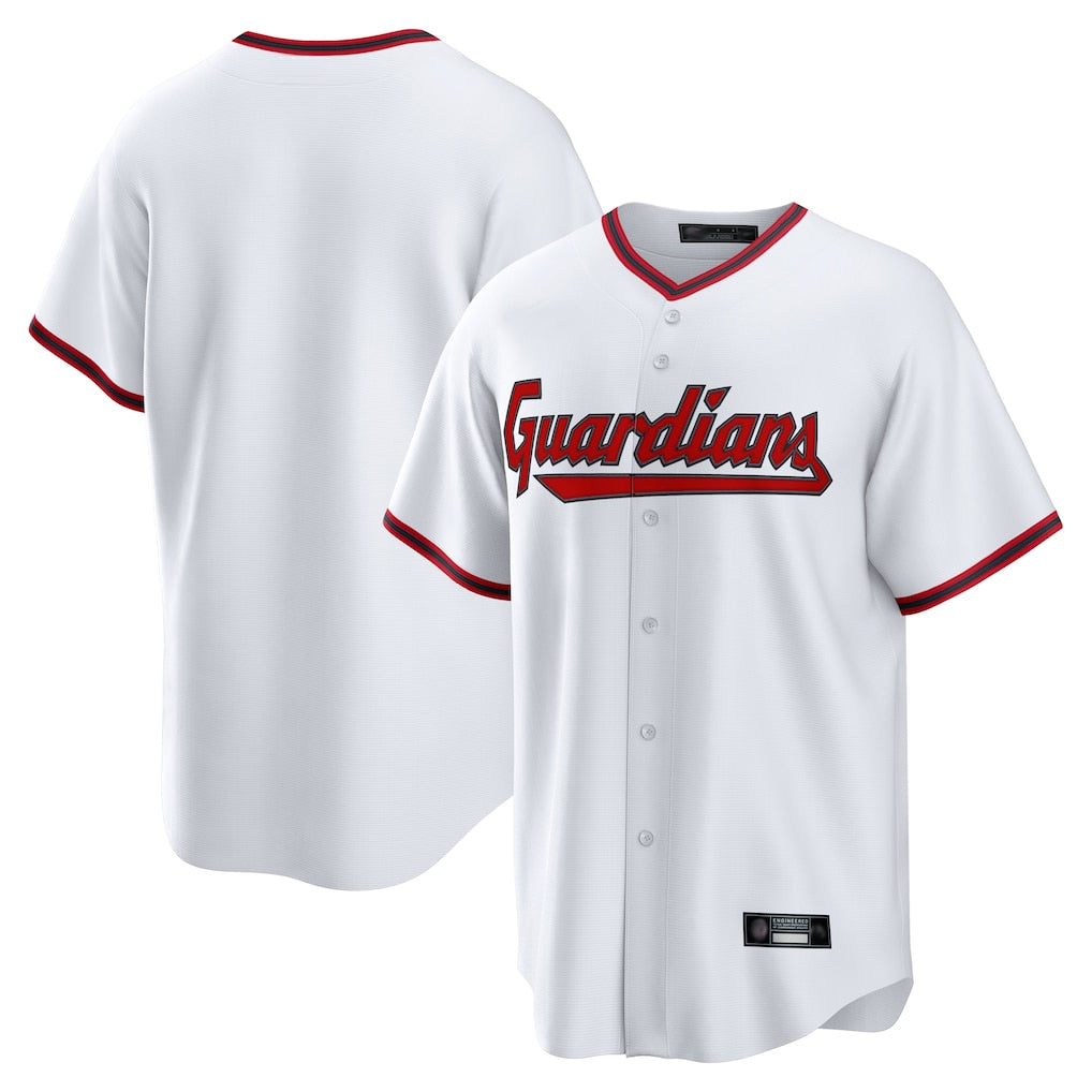 CBdoa C.Guardians White Game Home Blank Player Stitched Jerseys