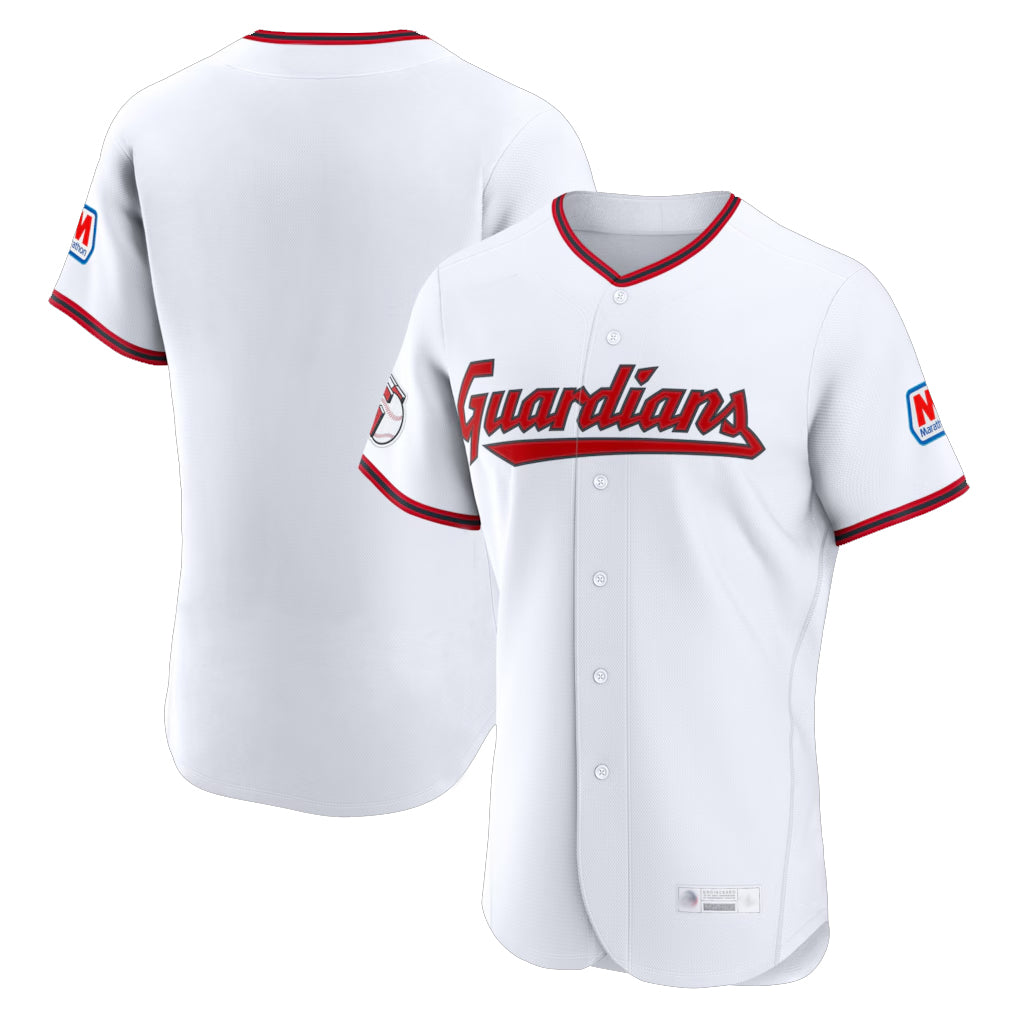 CBdoa C.Guardians White Limited Elite Home Blank Player Stitched Jerseys