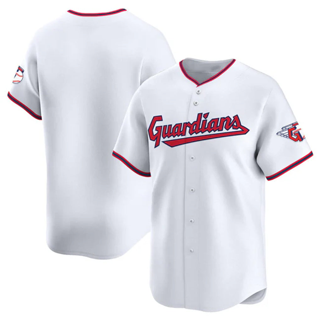 CBdoa C.Guardians White Limited Home Blank Player Stitched Jerseys