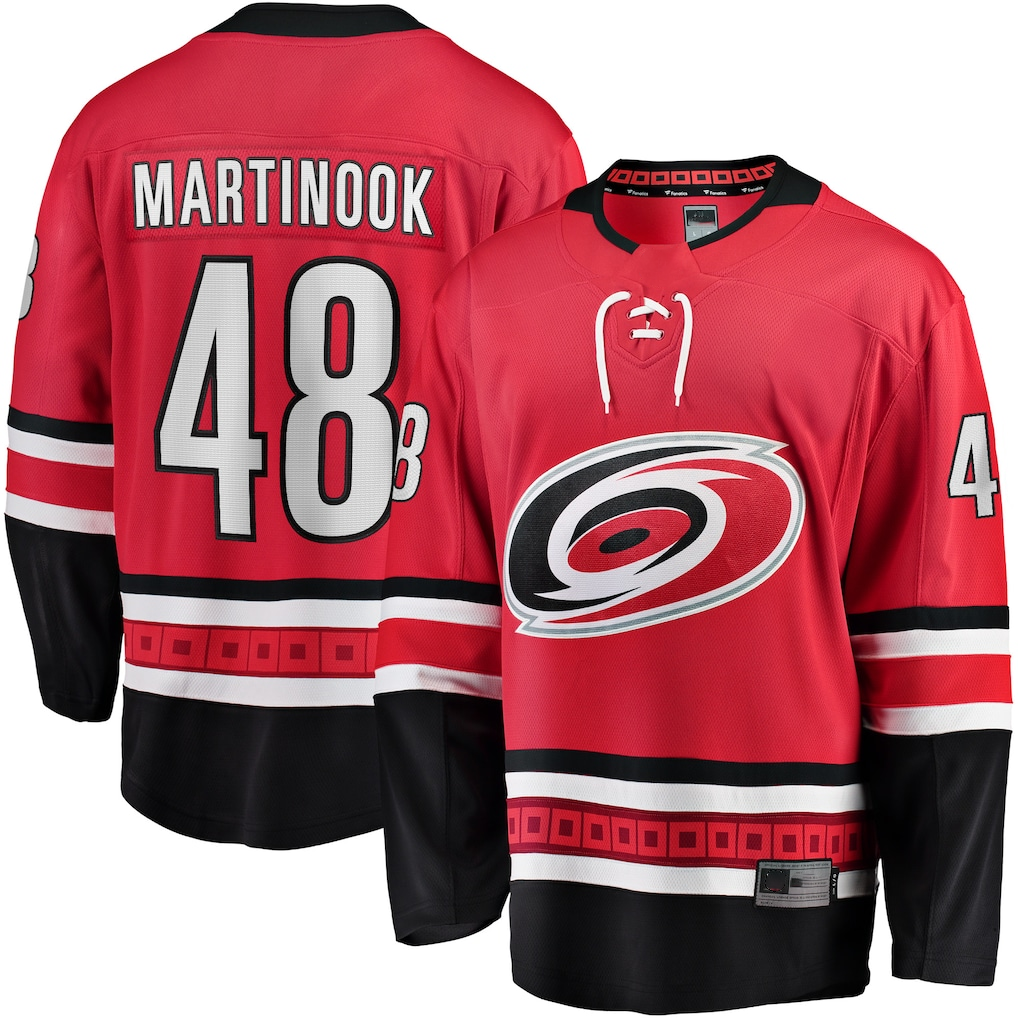 CBdoa C.Hurricanes #48 Jordan Martinook Red Alternate Breakaway Player Stitched Jerseys