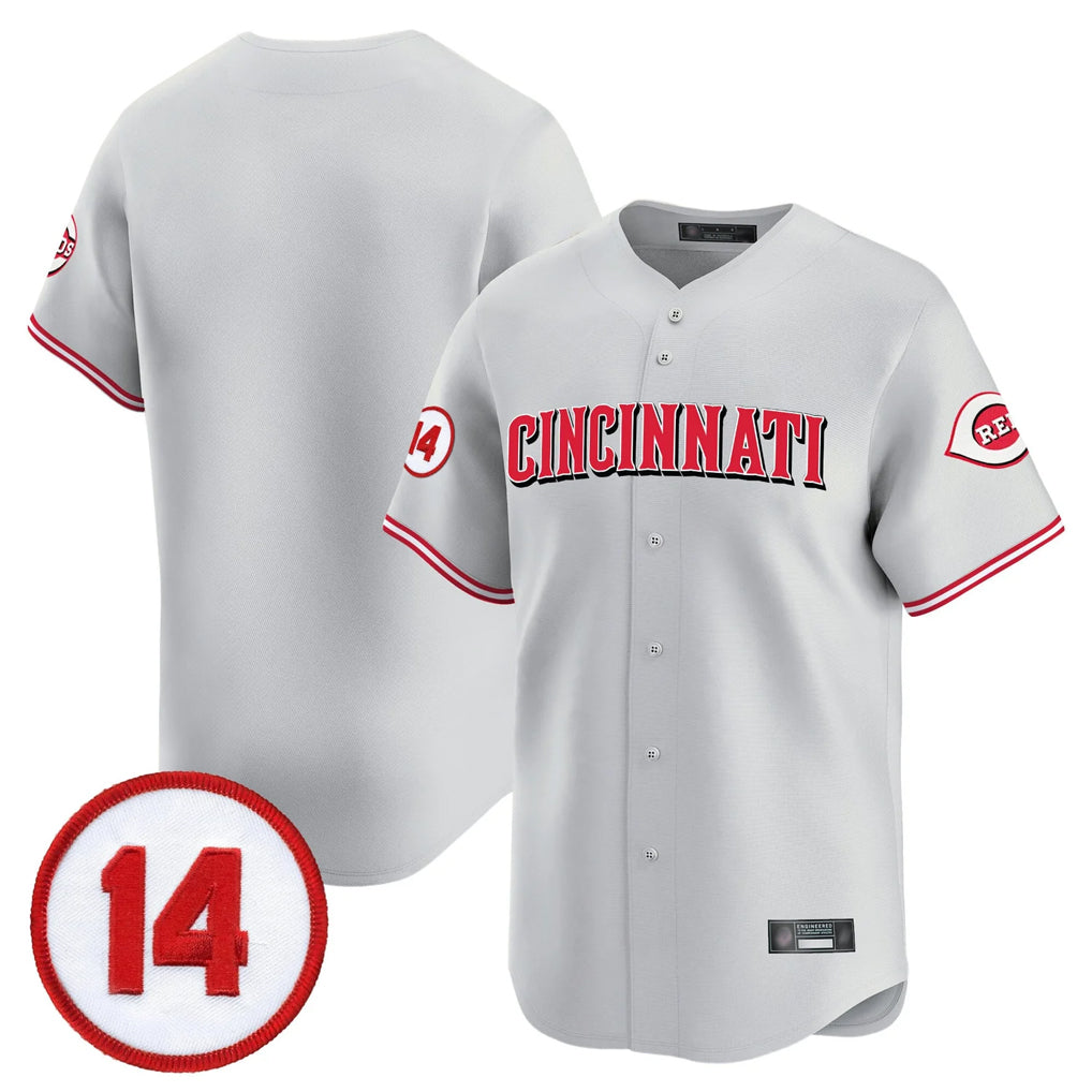 CBdoa C.Reds Gray Vapor Premier Limited Home Blank Player Stitched Jerseys