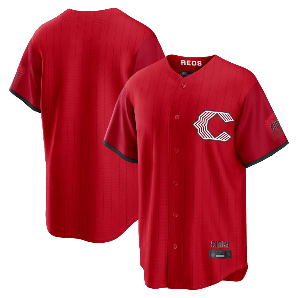CBdoa C.Reds Red 2026 City Connect Home Game Blank Player Stitched Jerseys