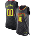 CBdoa Custom A.Hawks Black Authentic Jerseys - Icon Edition
