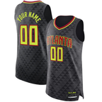 CBdoa Custom A.Hawks Black Authentic Jerseys - Icon Edition