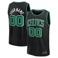 CBdoa Custom B.Celtics Black Fast Break Jerseys - Statement Edition