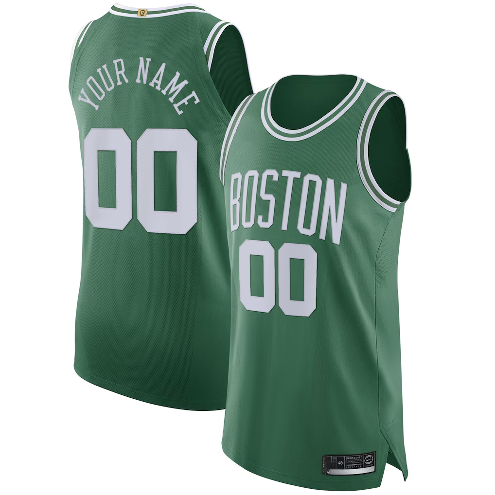 CBdoa Custom B.Celtics Green 202021 Authentic Jerseys - Icon Edition
