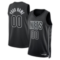 CBdoa Custom B.Nets Black 2022-23 Swingman Jerseys - Statement Edition