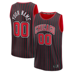 CBdoa Custom Chicago BullsC.Bulls Black Fast Break Jerseys - Icon Edition