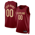 CBdoa Custom C.Cavaliers Burgundy Swingman Jerseys - Icon Edition