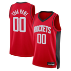 CBdoa Custom H.Rockets Red Swingman Stitched Jerseys-Icon Edition