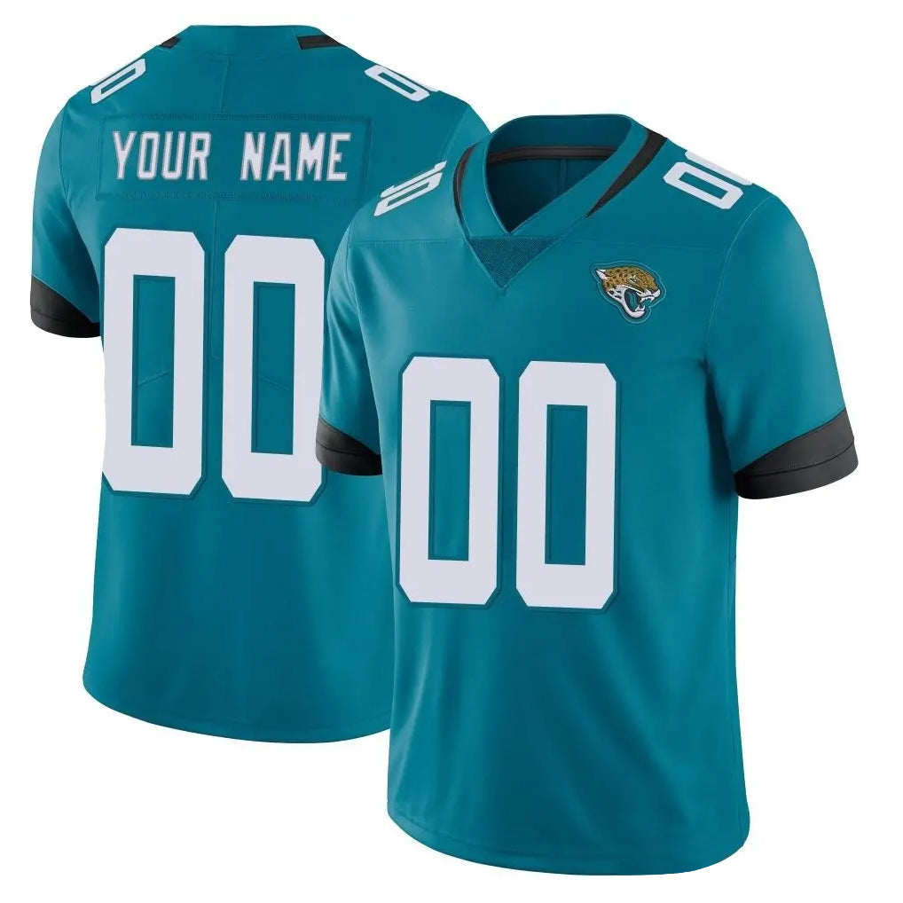 CBdoa Custom J.Jaguars Teal Vapor Untouchable Limited Home Game Any Name & Numbers Stitched Jerseys