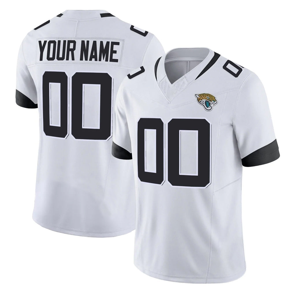 CBdoa Custom J.Jaguars White Vapor F.U.S.E. Limited Home Game Any Name & Numbers Stitched Jerseys