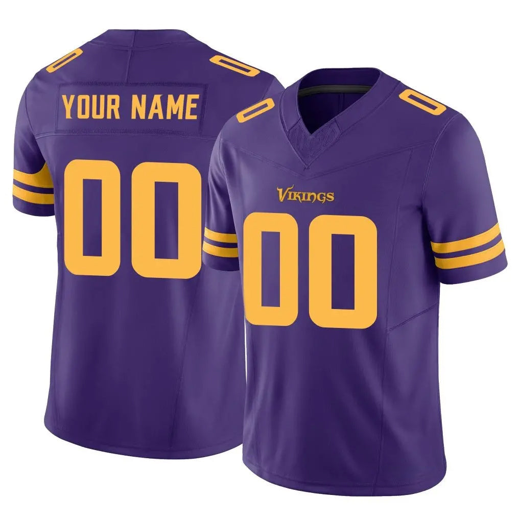 CBdoa Custom MN.Vikings Purple Limited Alternate Vapor F.U.S.E. Home Game Any Name & Numbers Stitched Jerseys