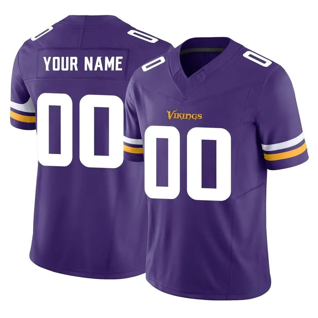 CBdoa Custom MN.Vikings Purple Limited Vapor F.U.S.E. Home Game Any Name & Numbers Stitched Jerseys