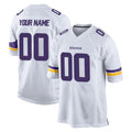 CBdoa Custom MN.Vikings White Home Game Any Name & Numbers Stitched Jerseys