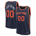 CBdoa Custom NY.Knicks  Navy Fast Break Jerseys - Statement Edition