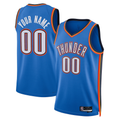 CBdoa Custom OC.Thunder Blue  Fast Break Stitched Jerseys- Statement Edition