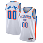 CBdoa Custom OC.Thunder White Swingman Stitched Jerseys- Association Edition