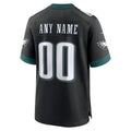 CBdoa Custom P.Eagles Black Stitched Alternate Game Stitched Jerseys