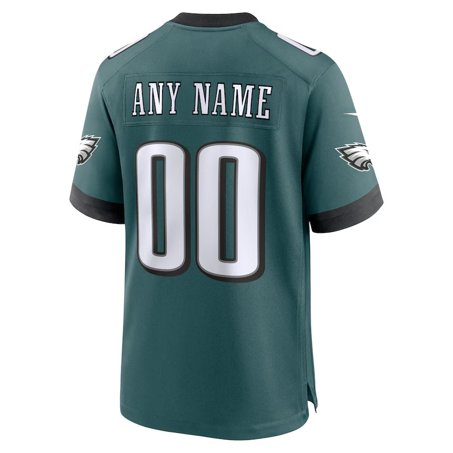 CBdoa Custom P.Eagles Midnight Green Stitched Home Game Stitched Jerseys