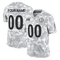 CBdoa Custom P.Steelers Arctic Camo Limited Salute To Service Home Game Any Name & Numbers Stitched Jerseys
