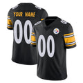 CBdoa Custom P.Steelers Black Limited Vapor Untouchable Home Game Any Name & Numbers Stitched Jerseys
