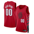 CBdoa Custom PT.Blazers Red 2022-2023 Swingman Jerseys - Statement Edition