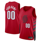 CBdoa Custom PT.Blazers Red 2022-2023 Swingman Jerseys - Statement Edition