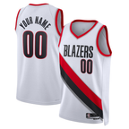CBdoa Custom PT.Blazers White Swingman Jerseys - Association Edition