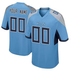 CBdoa Custom T.Titans Light Blue Home Game Any Name & Numbers Stitched Jerseys