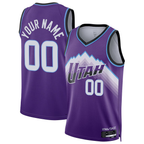 CBdoa Custom U.Jazz Purple Swingman Jerseys - Icon Edition