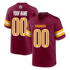 CBdoa Custom W.Commanders Burgundy Home Game Any Name & Numbers Stitched Jerseys