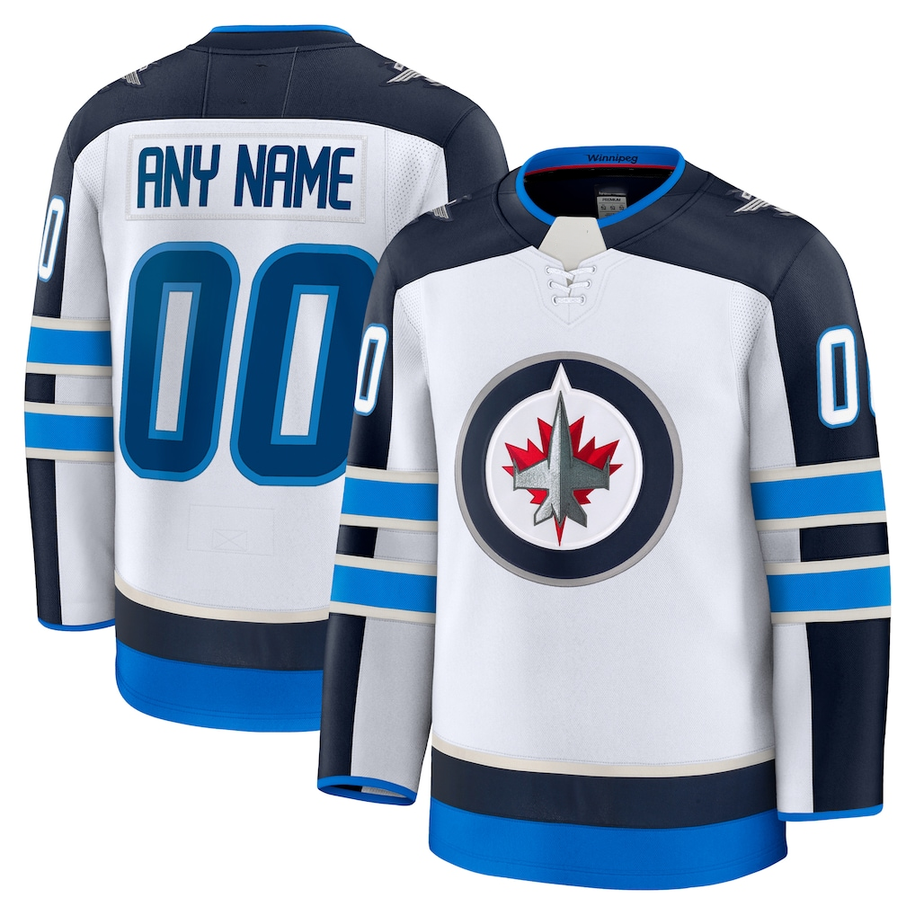 CBdoa Custom W.Jets White Away Premium Jerseys