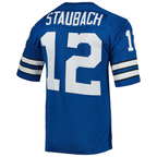 CBdoa D.Cowboys 1971 #12 Roger Staubach Mitchell & Ness Royal Authentic Throwback Retired Player Jersey