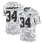 CBdoa D.Cowboys #34 Jalen Thompson Player Arctic Camo Salute to Service Limited Home Game Stitched Jerseys