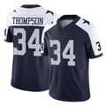 CBdoa D.Cowboys #34 Jalen Thompson Player Navy-White Limited Alternate Vapor F.U.S.E. Home Game Stitched Jerseys