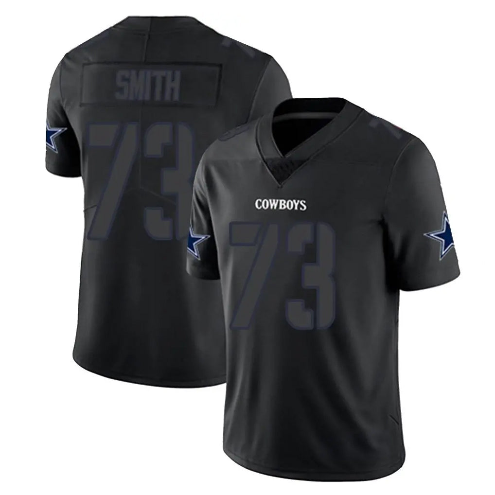 CBdoa D.Cowboys #73 Tyler Smith Player Black Impact Limited Home Game Stitched Jerseys