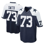 CBdoa D.Cowboys #73 Tyler Smith Player Navy-White Alternate Home Game Stitched Jerseys