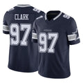 CBdoa D.Cowboys #97 Kenny Clark Player Navy Limited Vapor F.U.S.E. Home Game Stitched Jerseys