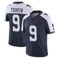 CBdoa D.Cowboys #9 KaVontae Turpin Player Navy-White Limited Alternate Vapor Untouchable Home Game Stitched Jerseys