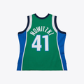 CBdoa D.Mavericks #41Dirk Nowitzki Mitchell & Ness Swingman Stitched Jerseys 2004