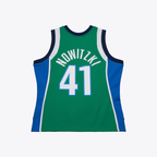 CBdoa D.Mavericks #41Dirk Nowitzki Mitchell & Ness Swingman Stitched Jerseys 2004