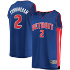 CBdoa D.Pistons #2 Cade Cunningham  Blue 2021 Draft First Round Pick Fast Break Replica Jerseys - Icon Edition