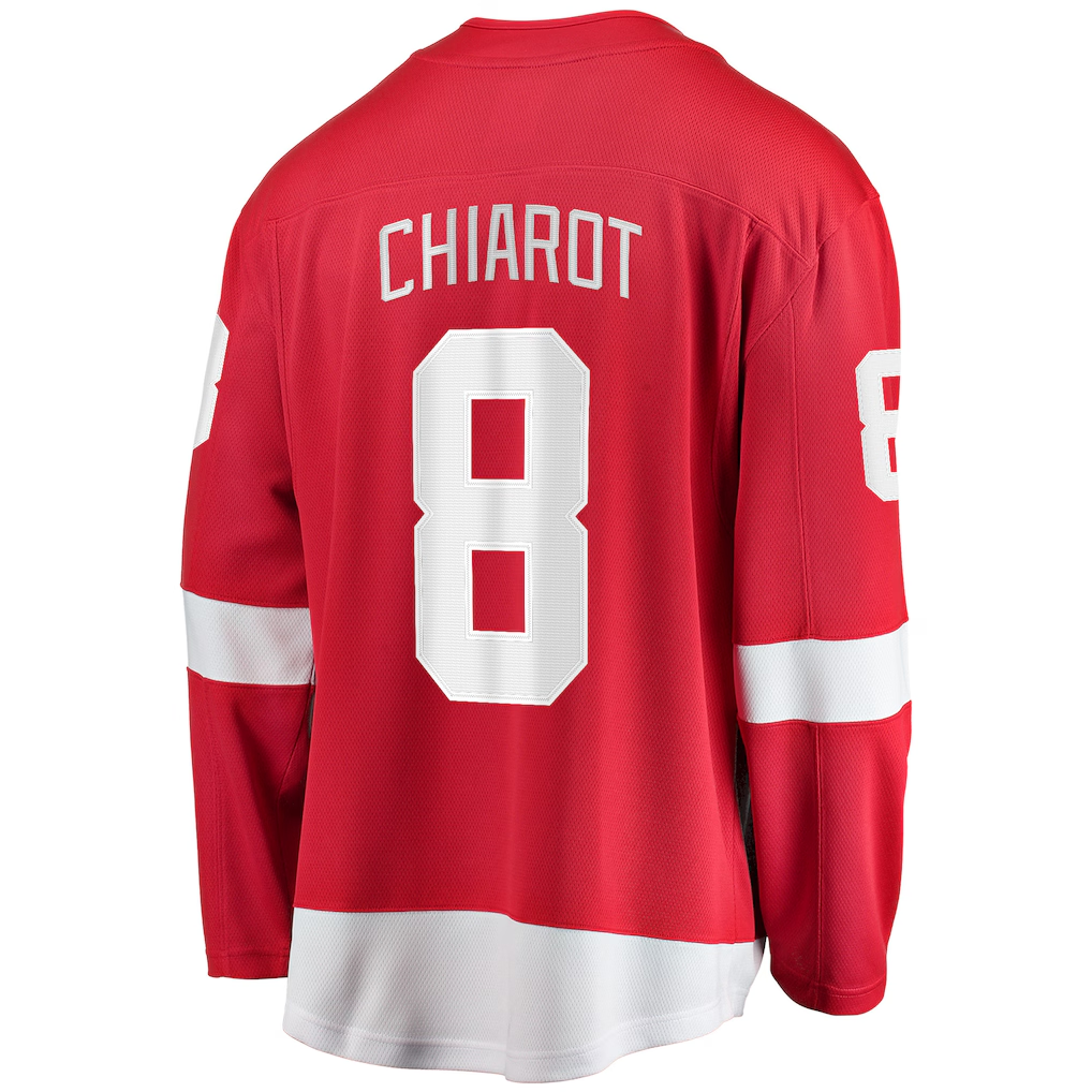 CBdoa D.Red wings #8 Ben Chiarot Red Home Breakaway Player Jerseys